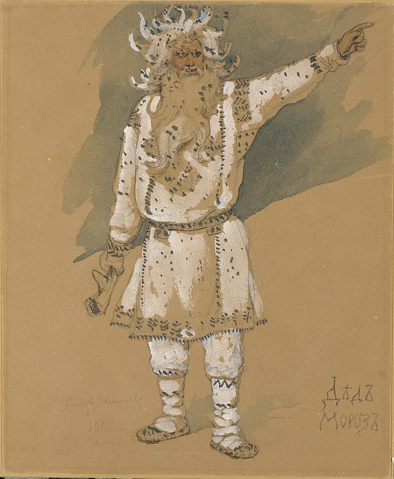 Russia's Grandfather Frost depicted in the 19th century.